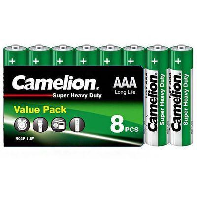 CAMELION Batérie SUPER HD zink-chlorid AAA 8ks
