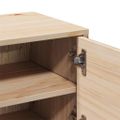 vidaXL Nástenná skrinka 31,5x30x30 cm masívne drevo borovica
