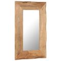 vidaXL Kozmetické zrkadlo z akáciového dreva 50x80 cm