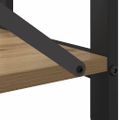 vidaXL Regál na knihy 60 x 30 x 85 cm Kompozitné drevo Remeselný dub