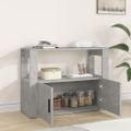 vidaXL Komoda betónovo sivá 80x30x60 cm spracované drevo