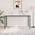 vidaXL Barový stôl Biela 200 x 100 x 105 cm Masívne borovicové drevo