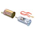 Auto zásuvka Compass 07400 12/24V vstavaná kovová