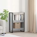 vidaXL Knižnica 60 x 30 x 86,5 cm Kompozitné drevo Sivý Sonoma
