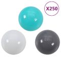 vidaXL Stan na hranie pre princezné s 250 loptičkami ružový 133x140 cm