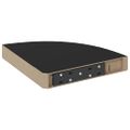 vidaXL Plávajúce rohové police 4 ks, čierne 25x25x3,8 cm, MDF