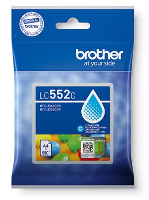 Brother LC-552C - atrament azúrový