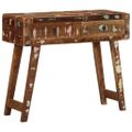 VidaXL Konzolový stolík 90x32x75 cm Rekultivované masívne drevo