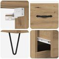 vidaXL Highboard 2 ks Remeselný dub 69,5 x 34 x 180 cm