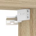 VidaXL Kúpeľňová skrinka pod umývadlo so zabudov umývadlom a batériou