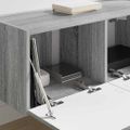 vidaXL TV nástenná skriňa 78,5 x 31 x 29,5 cm Sivý Sonoma