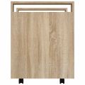 vidaXL Stolový vozík dub sonoma 60x45x60 cm spracované drevo