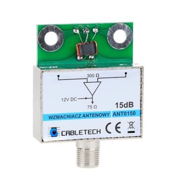 Anténny zosilňovač CABLETECH ANT0150, 15dB, tienený