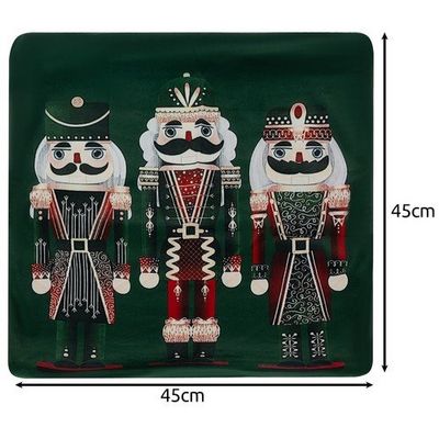 Vianočná dekoratívna obliečka na vankúš 40x40cm Ruhhy 24729, zelená Vánočná dekoratívna povlak na polštář 40x40cm Ruhhy 24729, zelený