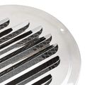vidaXL Kryty vzduchových ventilátorov 4 ks Strieborná 150 mm