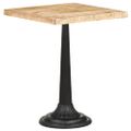 vidaXL Bistro stolík 60x60x76 cm surové mangovníkové drevo
