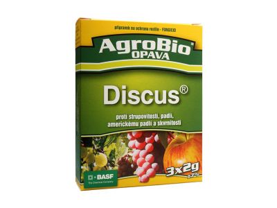 Prípravok proti chrastavitosti, múčnatke a škvrnitosti AGROBIO Discus 3x2g