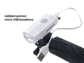 Predné cyklistické svetlo MAARS MS 401W white
