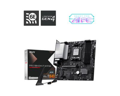 MSI PRO B840M-P WIFI6E/AM5/mATX