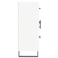 vidaXL Komoda biela 69,5x34x90 cm kompozitné drevo