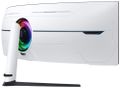 Samsung/LS57CG952NUXEN/57"/VA/7680x2160/240Hz/1ms/Black/2R LED monitor, herní, prohnutý, 57", VA, 7680×2160, 32:9, 1ms, 420cd/m2, DisplayPort, 3× HDMI, 2× USB, energ. tr. G, cerno-bílý