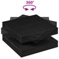 VidaXL Konferenčný stolík otočný o 360 stupňov čierny 70x70x34,5 cm