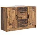 vidaXL Servírovacia skriňa Staré drevo 89 x 34,5 x 57 cm