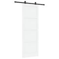 vidaXL Posuvné dvere ORKDAL 83 x 232 cm Borovicový masív Biela