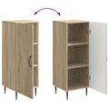 vidaXL Servírovacia skriňa Dub sonoma 33 x 34,5 x 89,5 cm