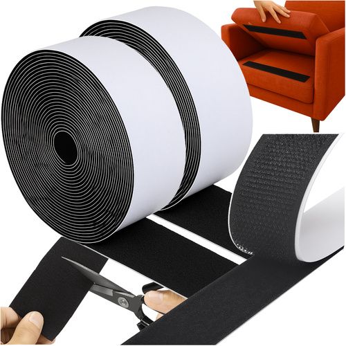 Suchý zip samolepivý Ruhhy 25806 5 m x 5 cm čierny