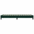 vidaXL Rám postele bez matraca Tmavo zelená 100x210 cm Zamat