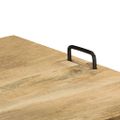 vidaXL TV stolík z masívneho mangovníkového dreva 110x35x45 cm