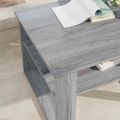 vidaXL Konferenčný stolík Sivý Sonoma 64 x 54 x 44 cm Kompozitné drevo