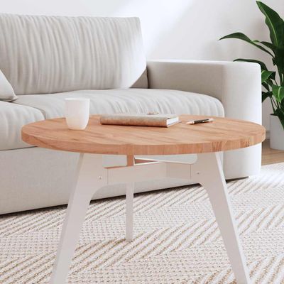 vidaXL Stolová doska Ø70x2,5 cm okrúhla masívny buk