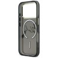 Obal Karl Lagerfeld pre iPhone 17 Pro 6,3" IML Choupettes Karl Script Logo MagSafe čierny