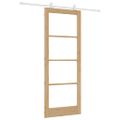 vidaXL Posuvné dvere ORKDAL 83 x 211 cm Prírodná