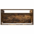 vidaXL Kúpeľňová skrinka pod umývadlo Dymový dub 78,5 x 37,5 x 81 cm