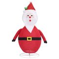 vidaXL Vianočná ozdoba figúrka Santa Claus LED luxusná látka 120 cm