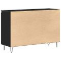 vidaXL Servírovacia skriňa Čierny dub 101,5 x 35 x 70 cm