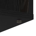 vidaXL Servírovacia skriňa Čierny dub 60 x 33,5 x 84 cm