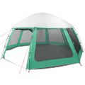VidaXL Stan pri bazéne s odnímateľnými stenami zo sieťoviny 510x510 cm