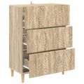vidaXL Zásuvkový kabinet Dub sonoma 66 x 34,5 x 90 cm Kompozitné drevo