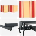 vidaXL Rám markízy Viacfarebný 400 × 300 cm Polyester s PU povrchom