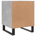 vidaXL Nočné stolíky 2 ks betónovo sivé 40x40x50 cm kompozitné drevo