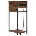 vidaXL Nočný stolík Dymová dub 41 x 28 x 76 cm Kompozitné drevo