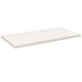 vidaXL Stolová doska biela 80x40x2,5 cm masívna borovica obdĺžniková