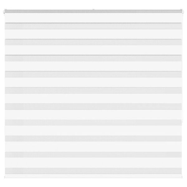 vidaXL Zebra roleta biela 160x150 cm šírka látky 155,9cm polyester