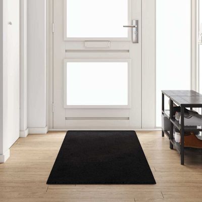 vidaXL Behúň koberec Čierna 80 x 300 cm 100% Polypropylén Tuft