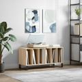 vidaXL Skrinka na platne dub sonoma 100x38x48 cm kompozitné drevo