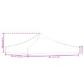 vidaXL Strecha na párty stan 3x3 m, oranžová 270 g/m²